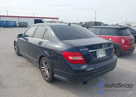 2012 Mercedes-Benz C 250 Luxury/Sport from USA, damaged, VIN WDDGF4HB3CR223200